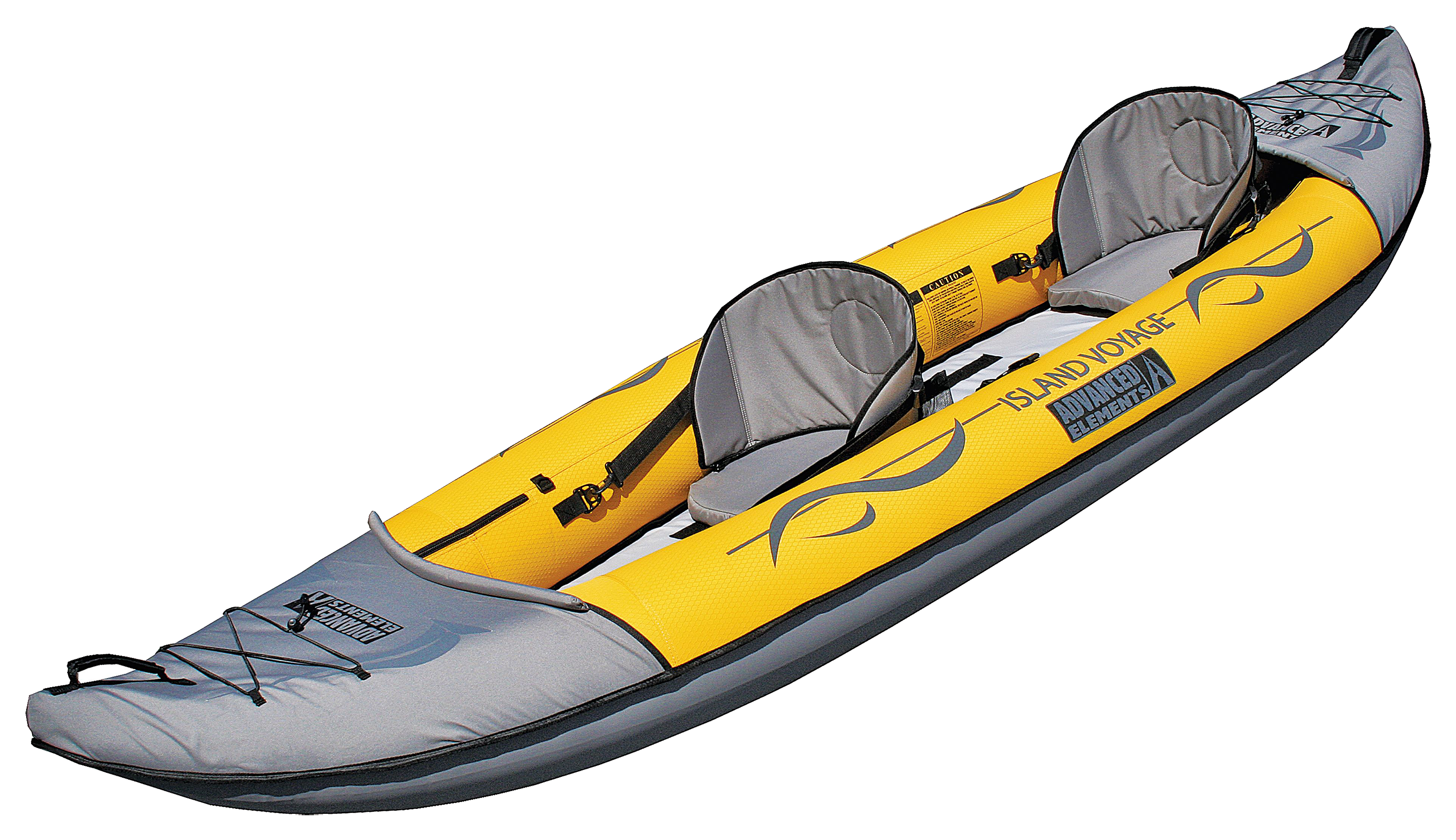 Advanced Elements Island Voyage 2 Inflatable Kayak in Yellow/Gray Cabela's